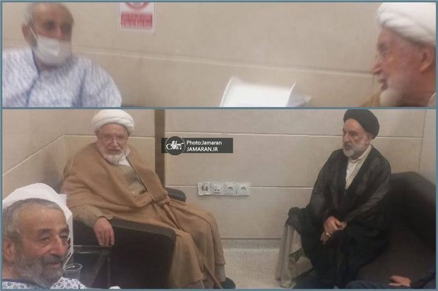 عیادت مهدی کروبی از موسوی لاری