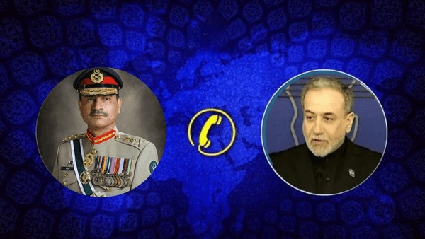 عراقچی از چین، تلفنی با فرمانده ارتش پاکستان گفتگو کرد