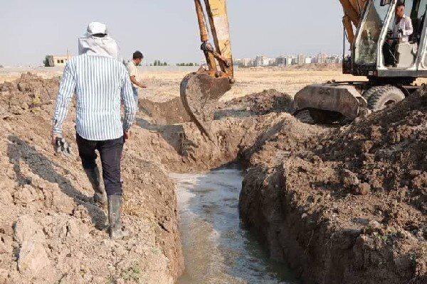 داودی: یک مسیر ورود فاضلاب به قره‌سو در کرناچی حذف شد