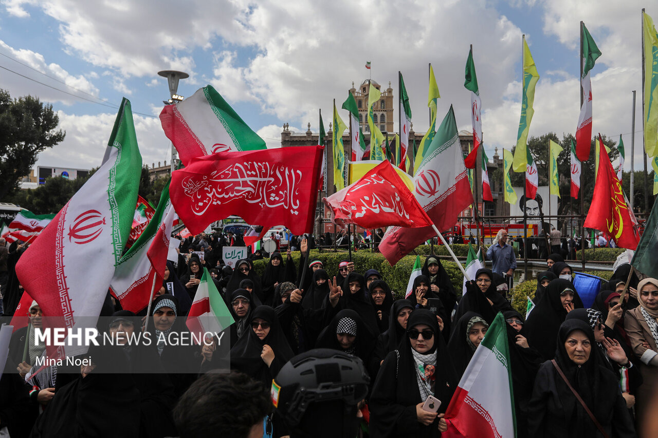 حماسه حضور «جان‌فدایان ایران» در کرمانشاه