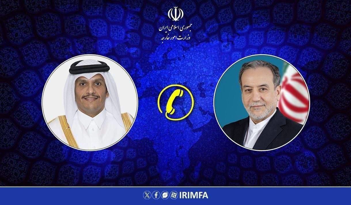 تماس تلفنی وزیر خارجه قطر با عراقچی