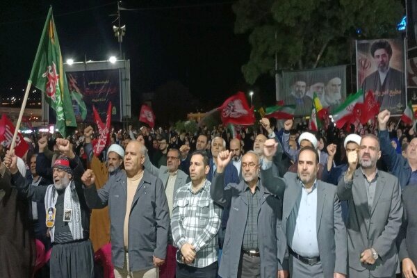 دویست‌وبیستمین شب همصدایی سنندجی‌ها در حمایت از نیروهای مسلح