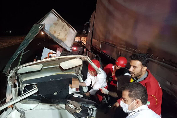 مدیرعامل هلال‌احمر کرمانشاه: مصدوم محبوس در تصادف کنگاور رهاسازی شد