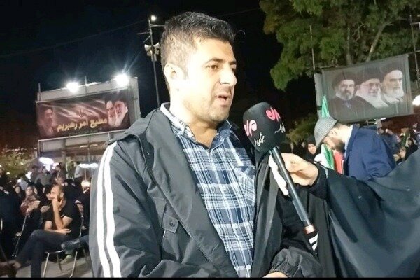 پیام حضور مردم سنندج در اجتماع شبانه