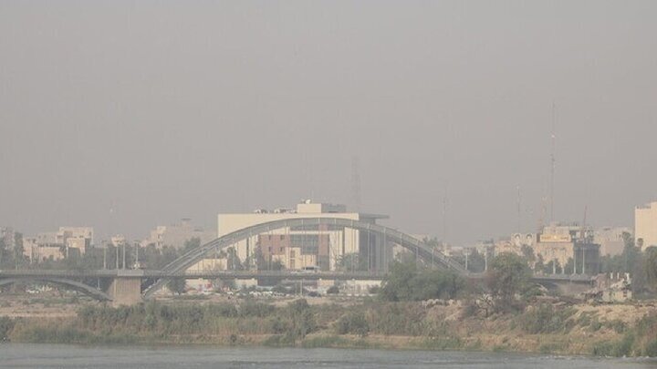 آلودگی هوا در ۸ شهر خوزستان